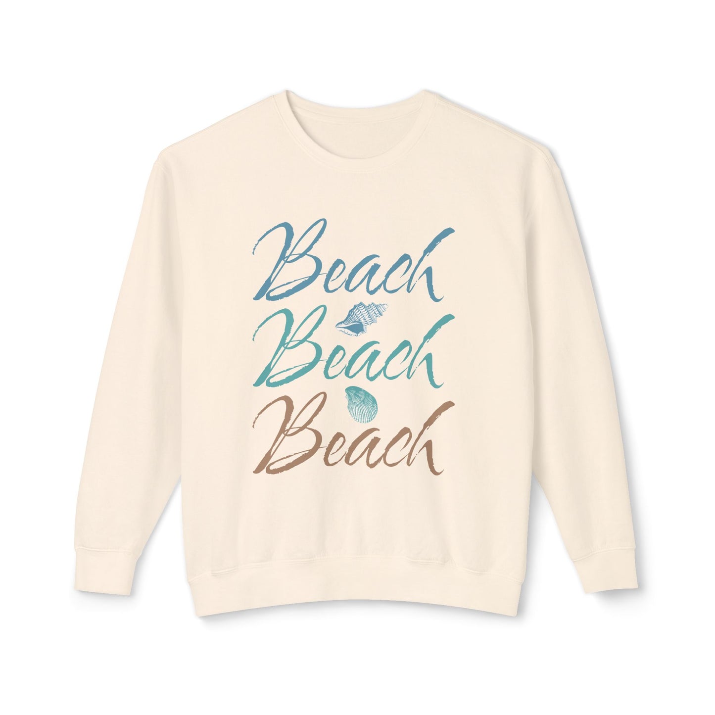 Beach Club Beach Vibes Unisex Lightweight Crewneck Sweatshirt at Caribbean Rays