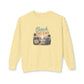 Beach Dreams Crewneck Sweatshirt — Vintage Coastal Sunset Graphic