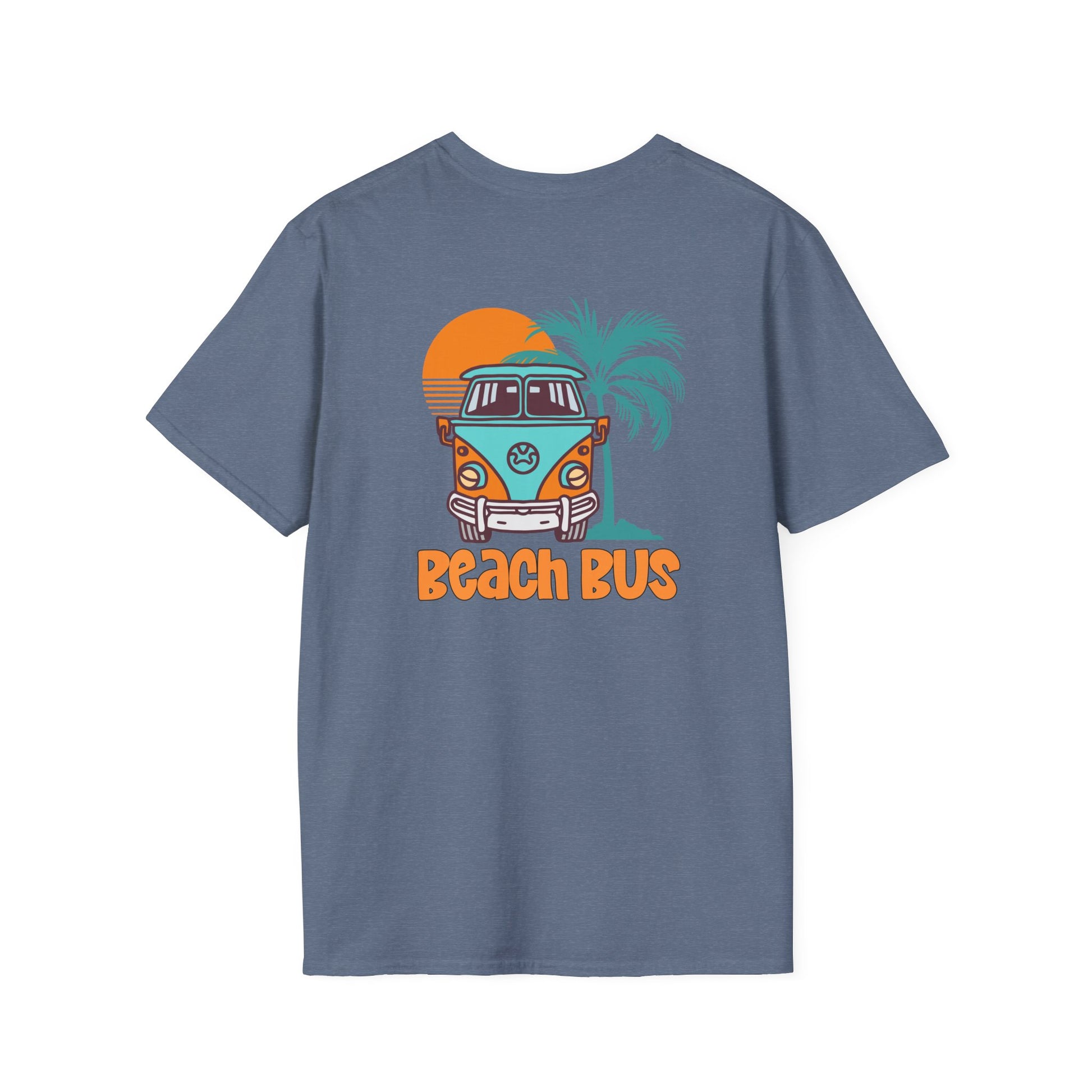 Beach Bus Unisex Softstyle T-Shirt at Caribbean Rays