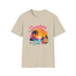 Sunshine and Sea T-Shirt — Tropical Palm Beach Sunset Tee