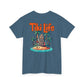 Tiki Life Island Tee - Unisex Heavy Cotton T-Shirt - Caribbean Rays