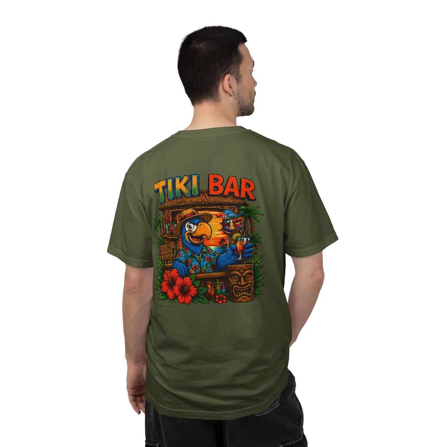 Tiki Bar Life Parrot T-Shirt