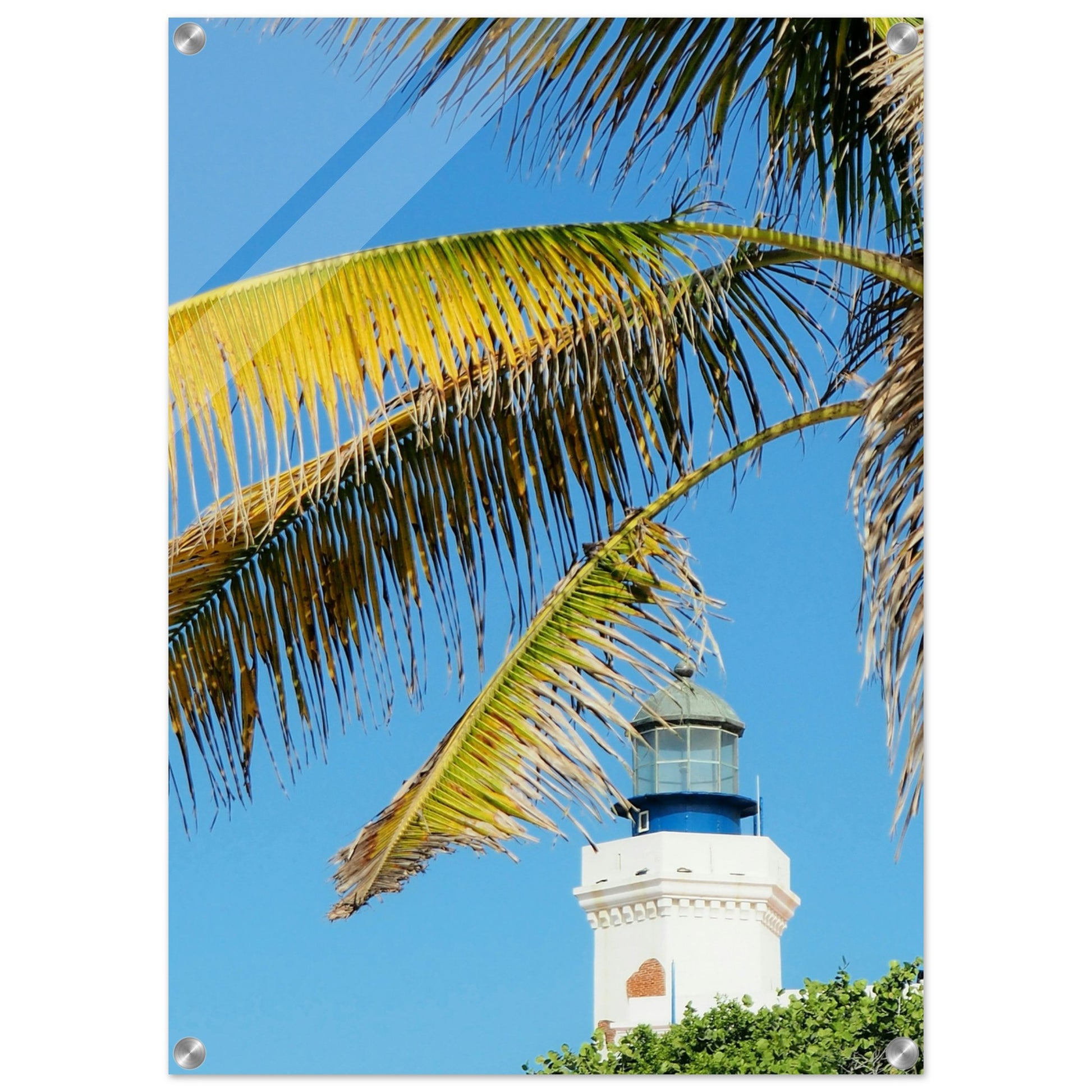 Puerto Rico Arecibo Lighthouse Acrylic Wall Print- Caribbean Rays