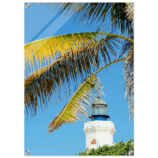 Puerto Rico Arecibo Lighthouse Acrylic Wall Print by Caribbean Rays