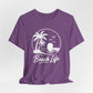 Beach Life T-Shirt – Palm Tree Sunset Graphic Tee