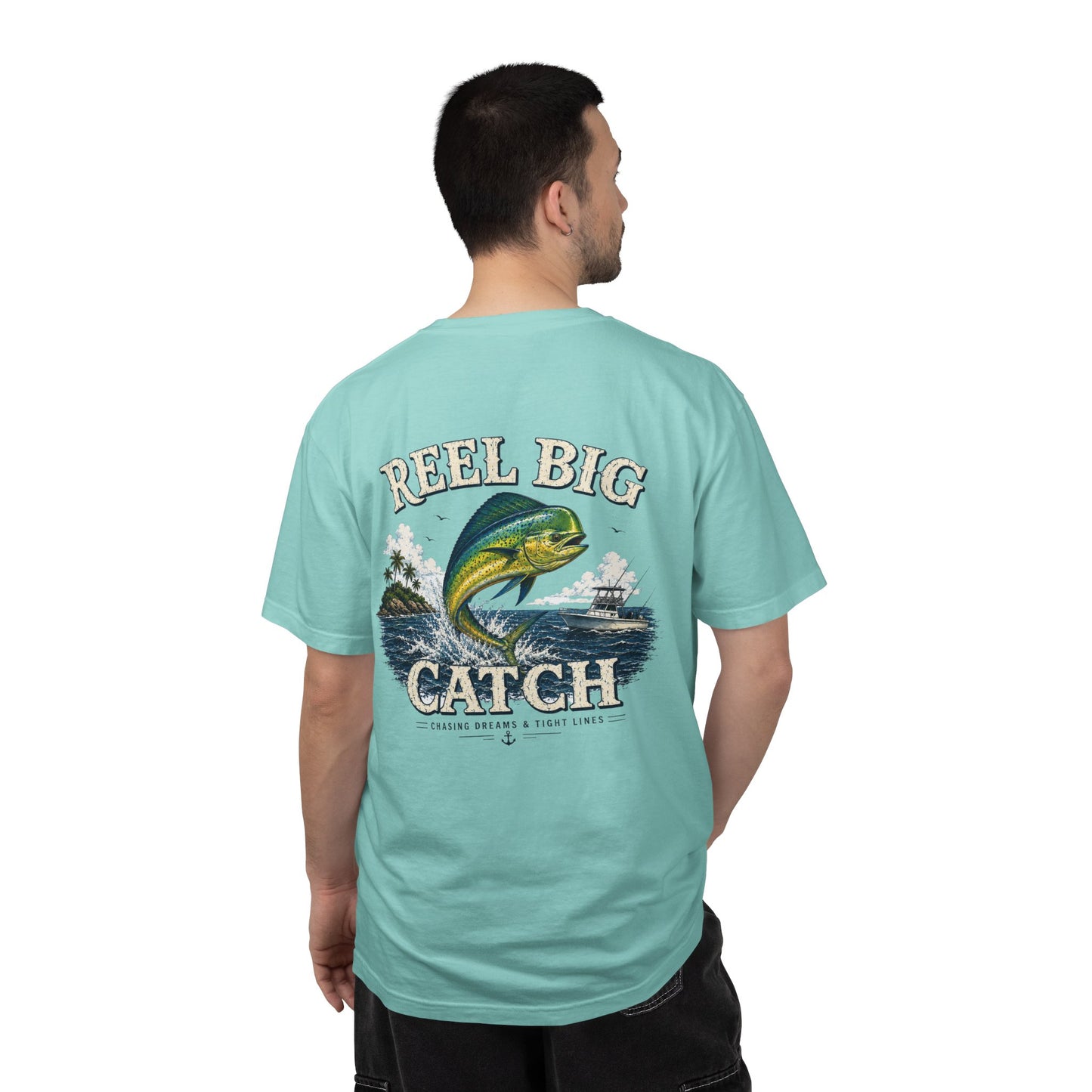 Reel Big Catch Mahi-Mahi T-Shirt, Bull Dolphin, Dorado