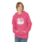 Surf Sketch Hoodie — Minimal Beach Palm Line Art Sweatshirt