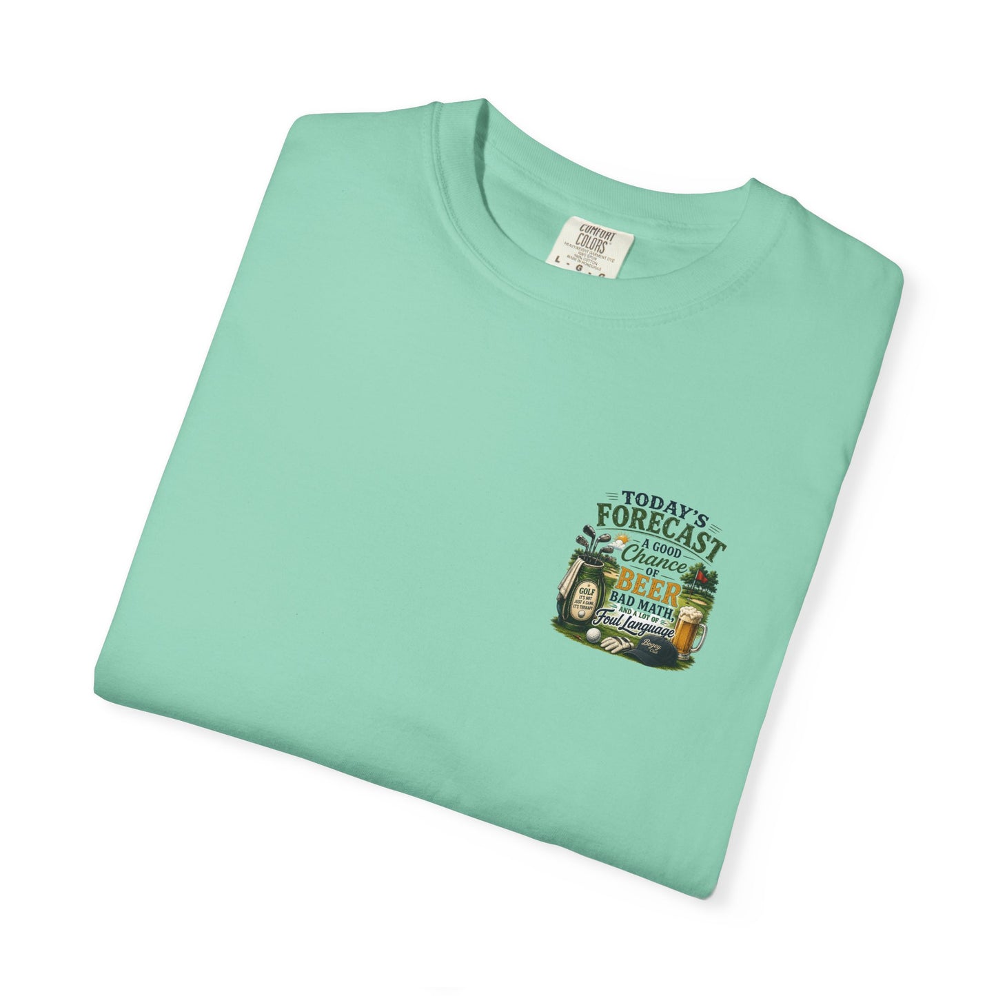 Beer Forecast T-Shirt — “Today’s Forecast: A Good Chance of Beer” Casual Tee