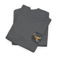 T-Shirt — "Never Too Old to Fish" Fishing Tee (Sunset Lake Design)