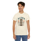 Aloha Tiki Tribal Tee with Torches- Tiki T-Shirt