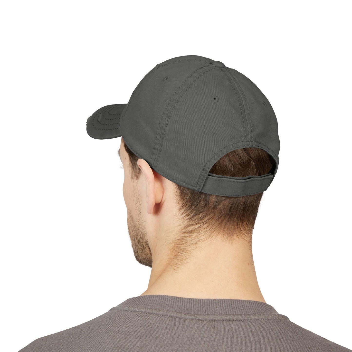 Big Catch Embroidered Distressed Dad Hat — Fishing Marlin Cap