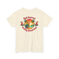 Red Parrot Sandy Beach Bar Unisex Casual Wear T-shirt at Caribbean Rays