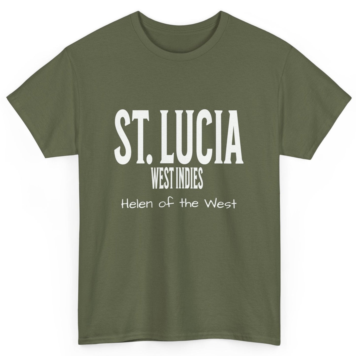 Island Collection St. Lucia Unisex Heavy Cotton Tee