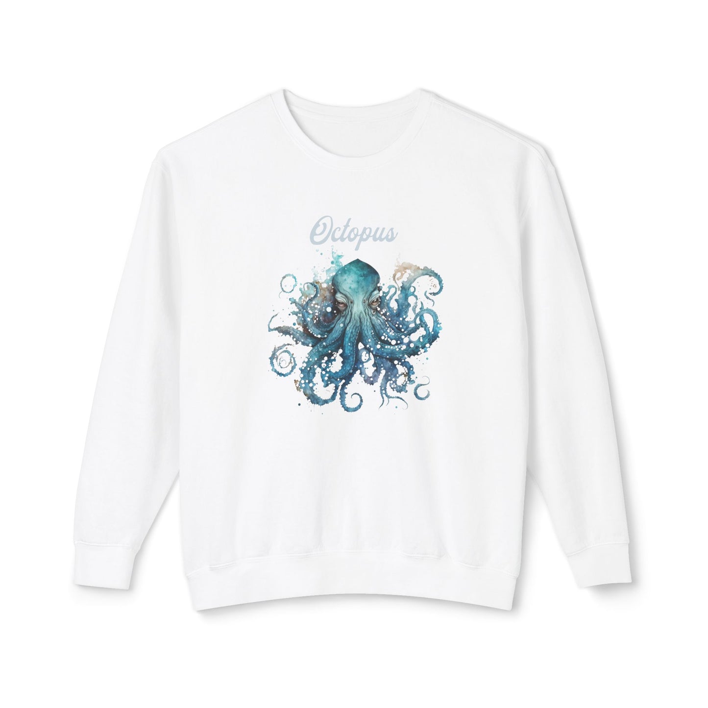 Beach Club Octopus Unisex Lightweight Crewneck Sweatshirt - Octopus Design -by Caribbean Rays