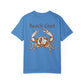 Resort Collection Beach Crab Unisex Garment-Dyed T-shirt by Caribbean Rays