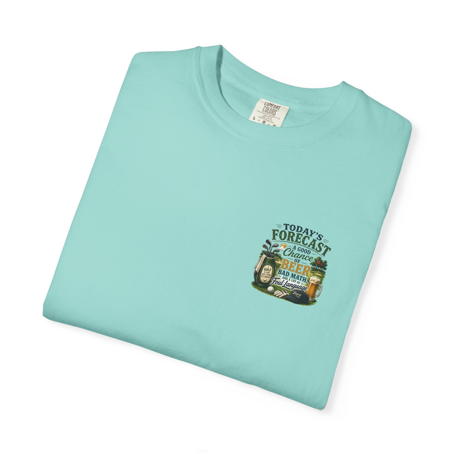 Beer Forecast T-Shirt — “Today’s Forecast: A Good Chance of Beer” Casual Tee