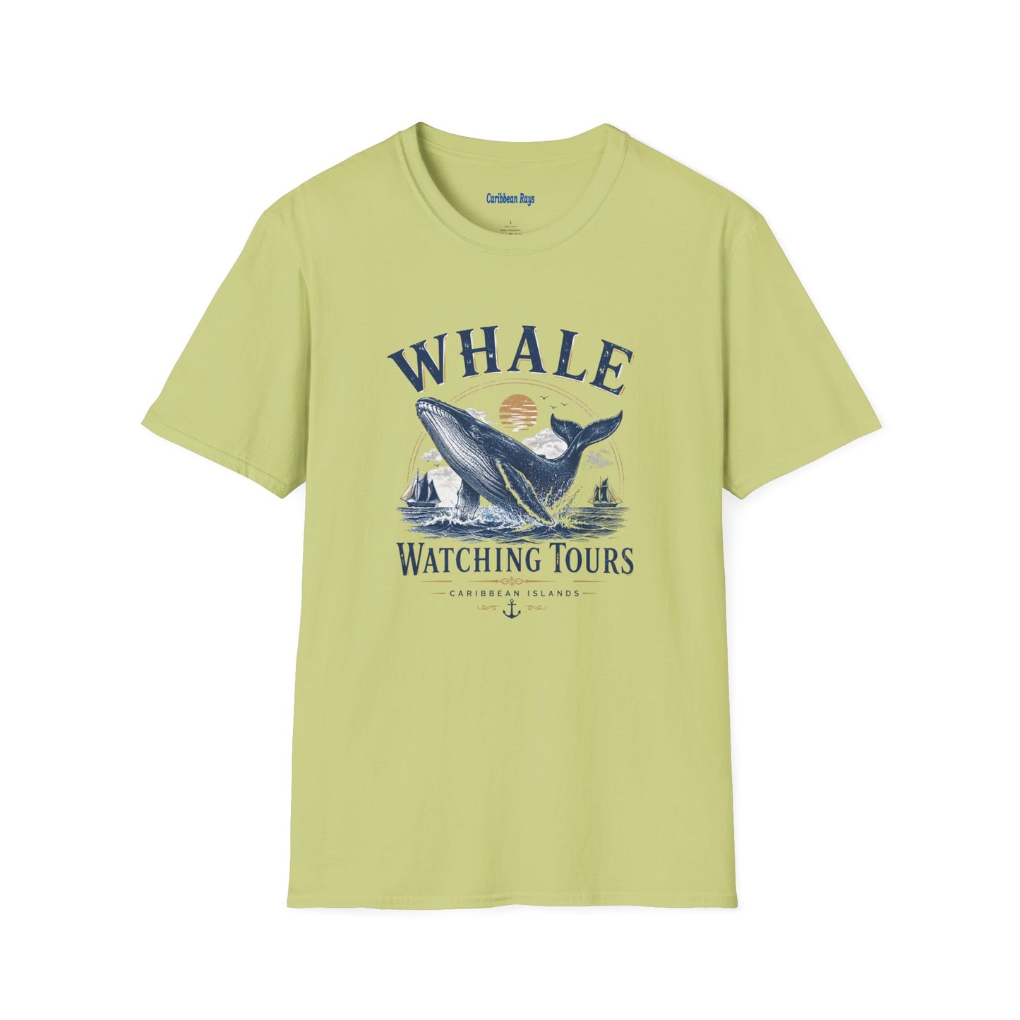 Whale Watching Tours Unisex Softstyle T-Shirt
