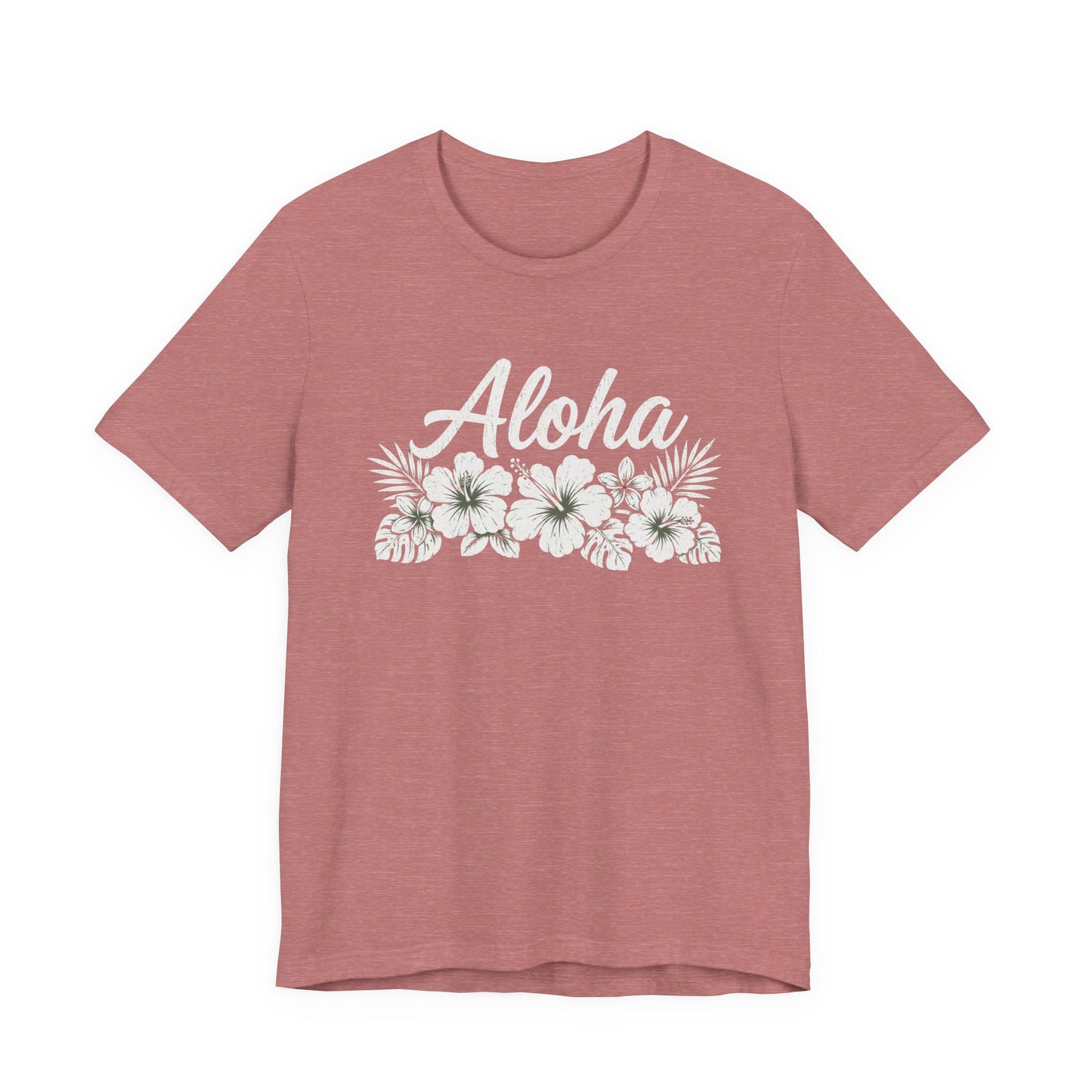 Aloha Floral T-Shirt — Hawaiian Hibiscus Vacation Tee