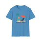 Tropical Vibes Beach Scene Tee (Relax & Unwind)