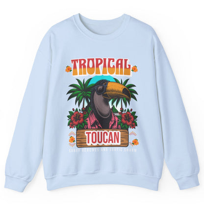 Tropical Toucan Crewneck Sweatshirt – Unisex Heavy Blend