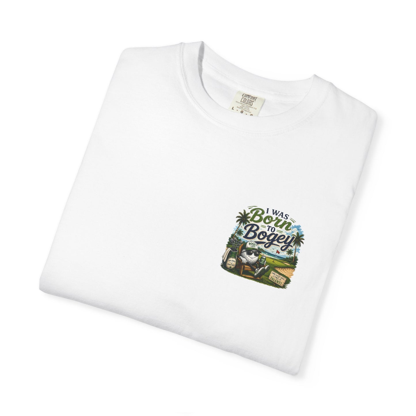 Born to Bogey T-Shirt — Retro Golf Skull Graphic Tee