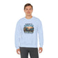 Crewneck Sweatshirt — "Today's Forecast: Mostly Drunk with a Chance of Fishing" Vintage Fishing Crewneck