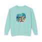 Ocean Turtle Unisex Lightweight Crewneck Sweatshirt - Caribbean Rays