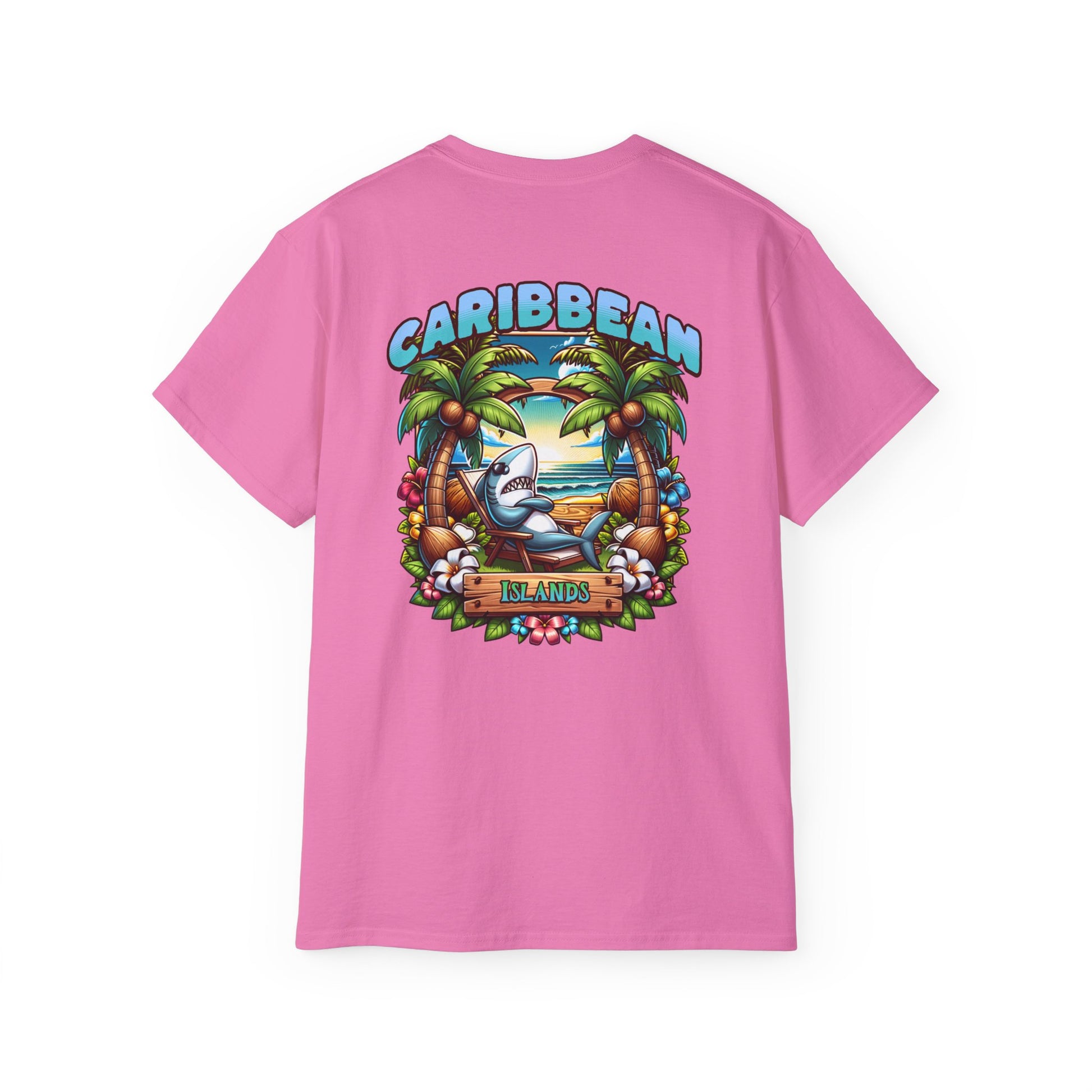 Tiki Beach Collection Caribbean Islands Unisex Ultra Cotton Tee at Caribbean Rays