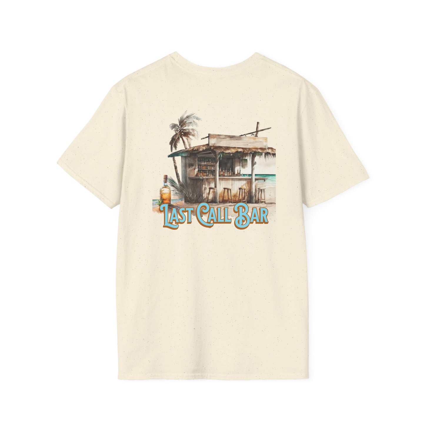 Last Call Bar Unisex Softstyle T-Shirt at Caribbean Rays