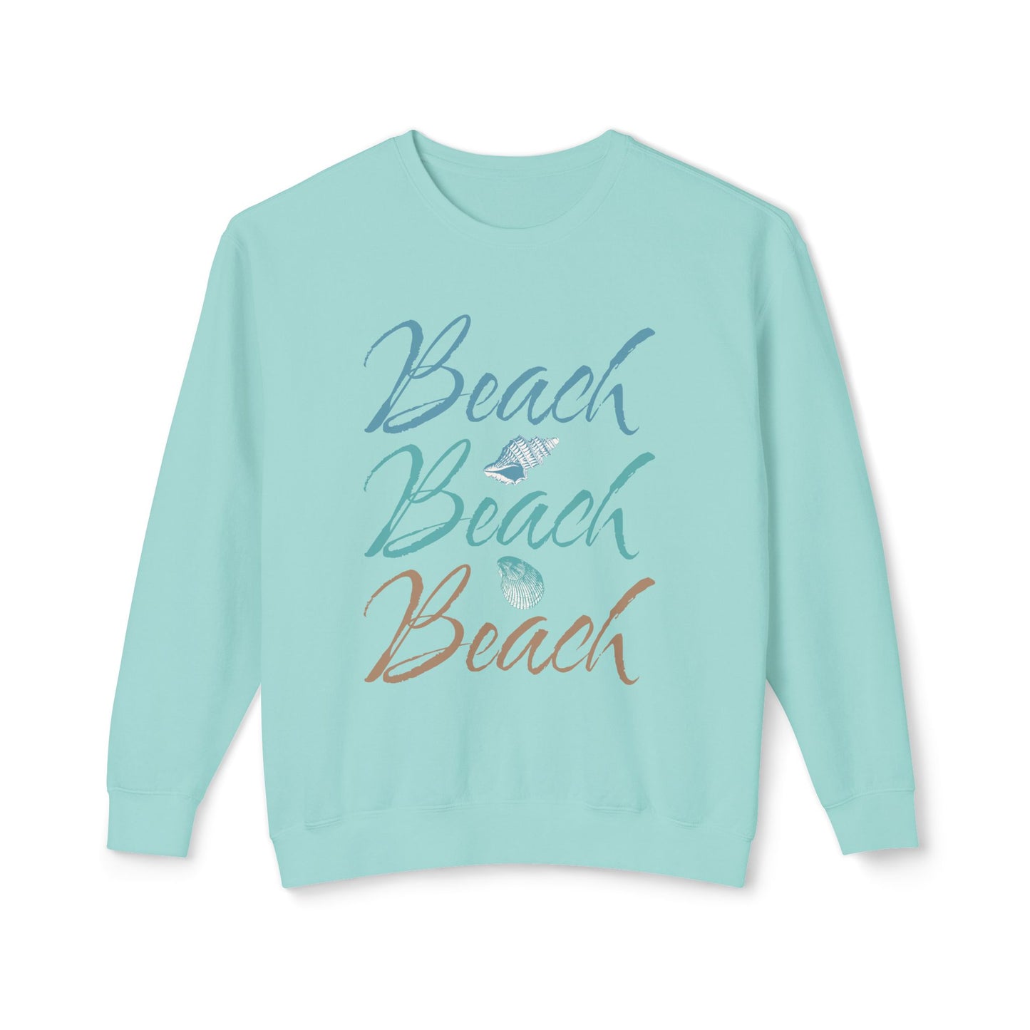 Beach Club Beach Vibes Unisex Lightweight Crewneck Sweatshirt - Caribbean Rays