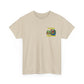 Cocktail Parrot Tee - Fun Retro Style, Unisex  Heavy Cotton T-Shirt,