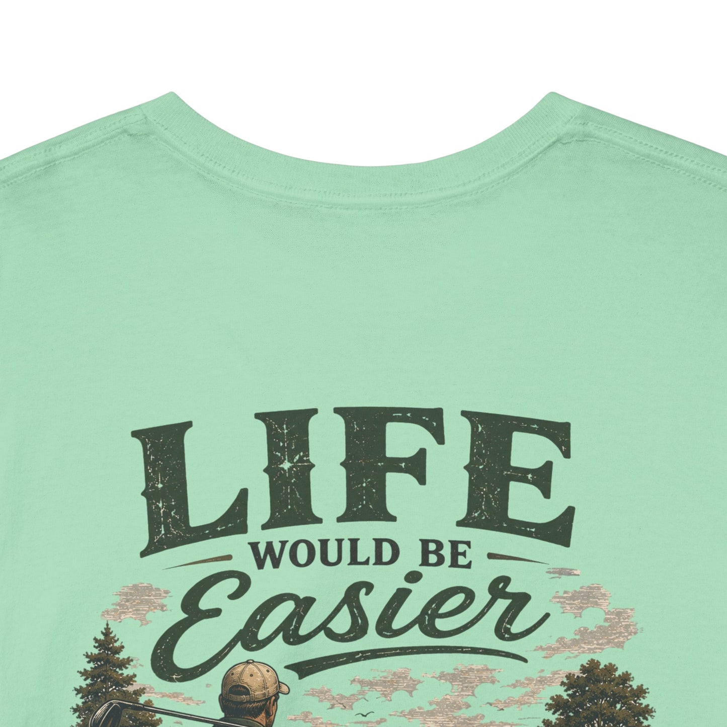 Mulligans Golf T-Shirt — “Life Would Be Easier With Mulligans” Vintage Golf Tee