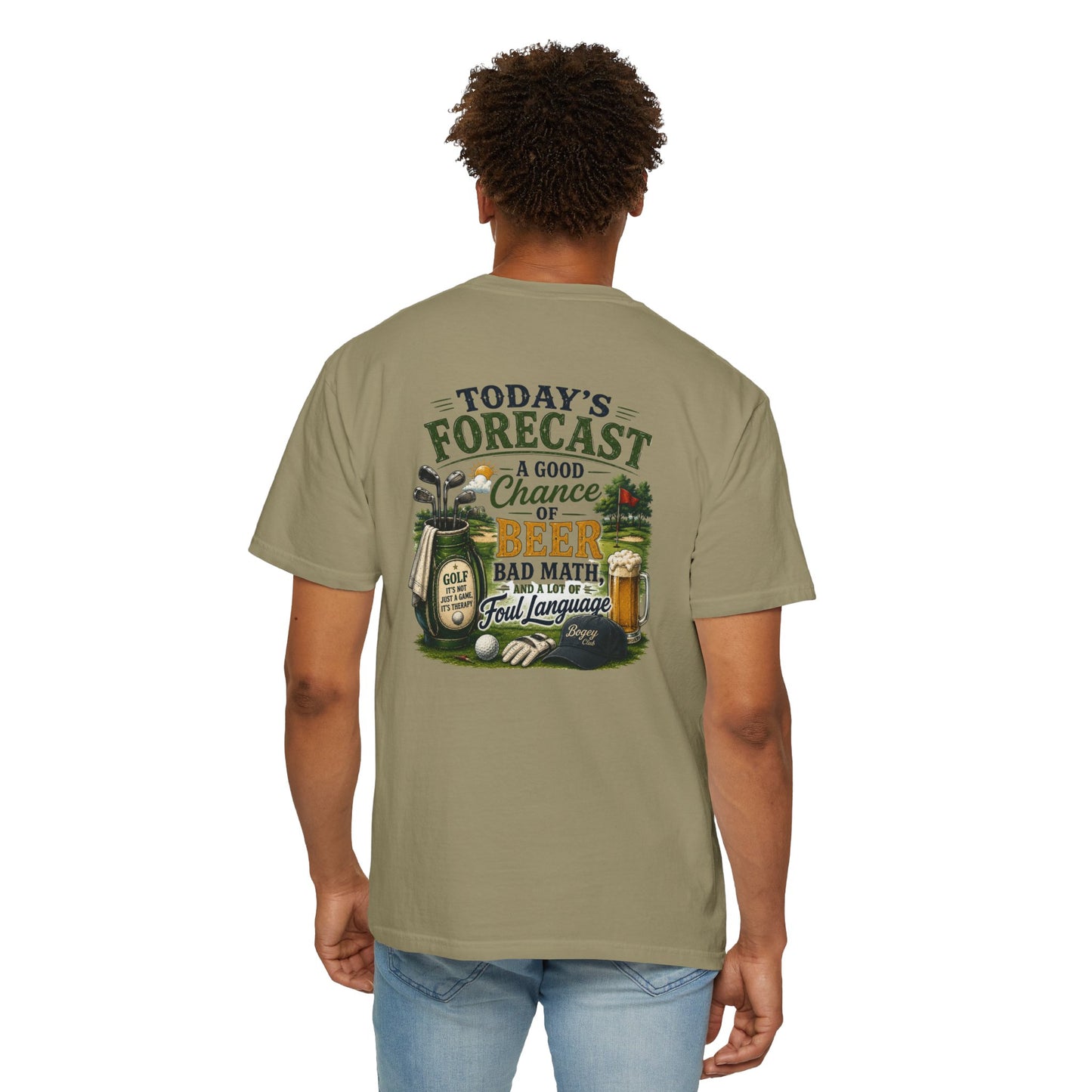 Beer Forecast T-Shirt — “Today’s Forecast: A Good Chance of Beer” Casual Tee