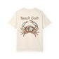 Resort Collection Beach Crab Unisex Garment-Dyed T-shirt - Caribbean Rays