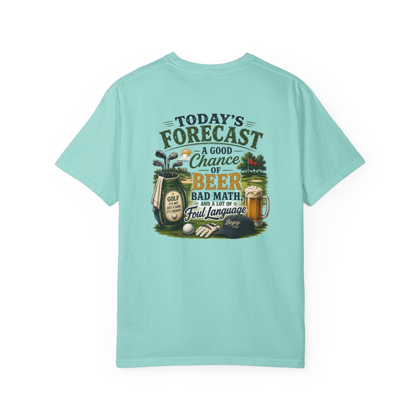 Beer Forecast T-Shirt — “Today’s Forecast: A Good Chance of Beer” Casual Tee