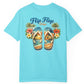 Flip Flop Days T-Shirt — Vintage Tropical Beach Graphic by Caribbean Rays