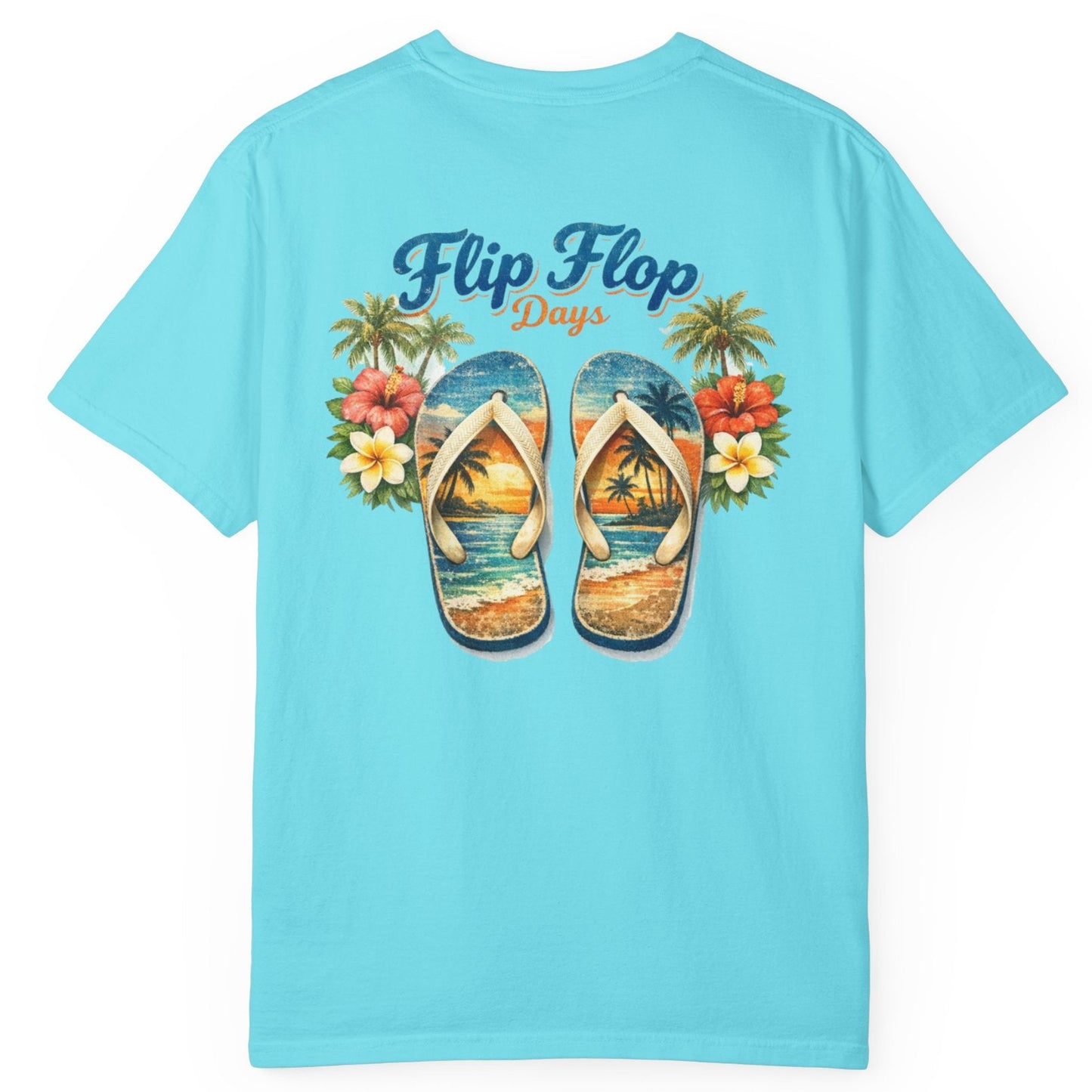 Flip Flop Days T-Shirt — Vintage Tropical Beach Graphic by Caribbean Rays