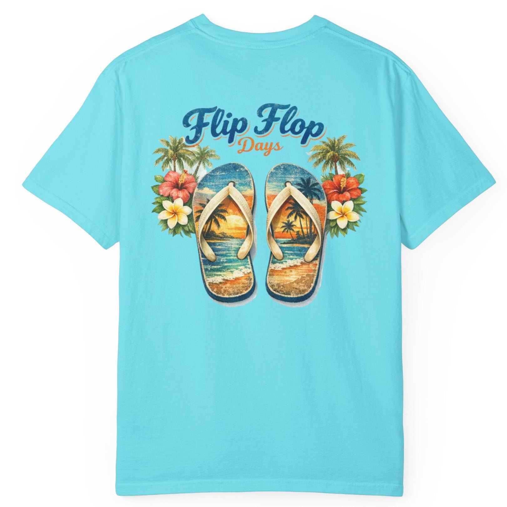 Flip Flop Days T-Shirt — Vintage Tropical Beach Graphic by Caribbean Rays