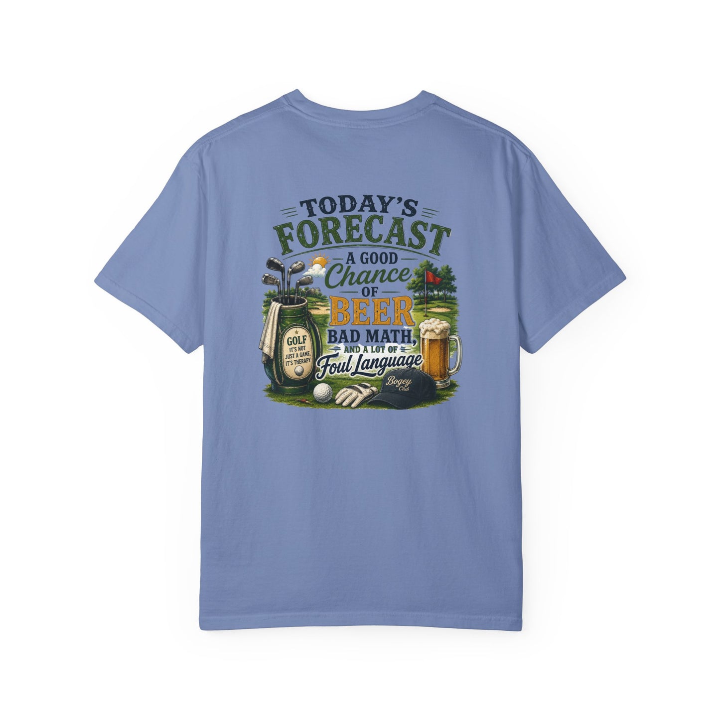 Beer Forecast T-Shirt — “Today’s Forecast: A Good Chance of Beer” Casual Tee