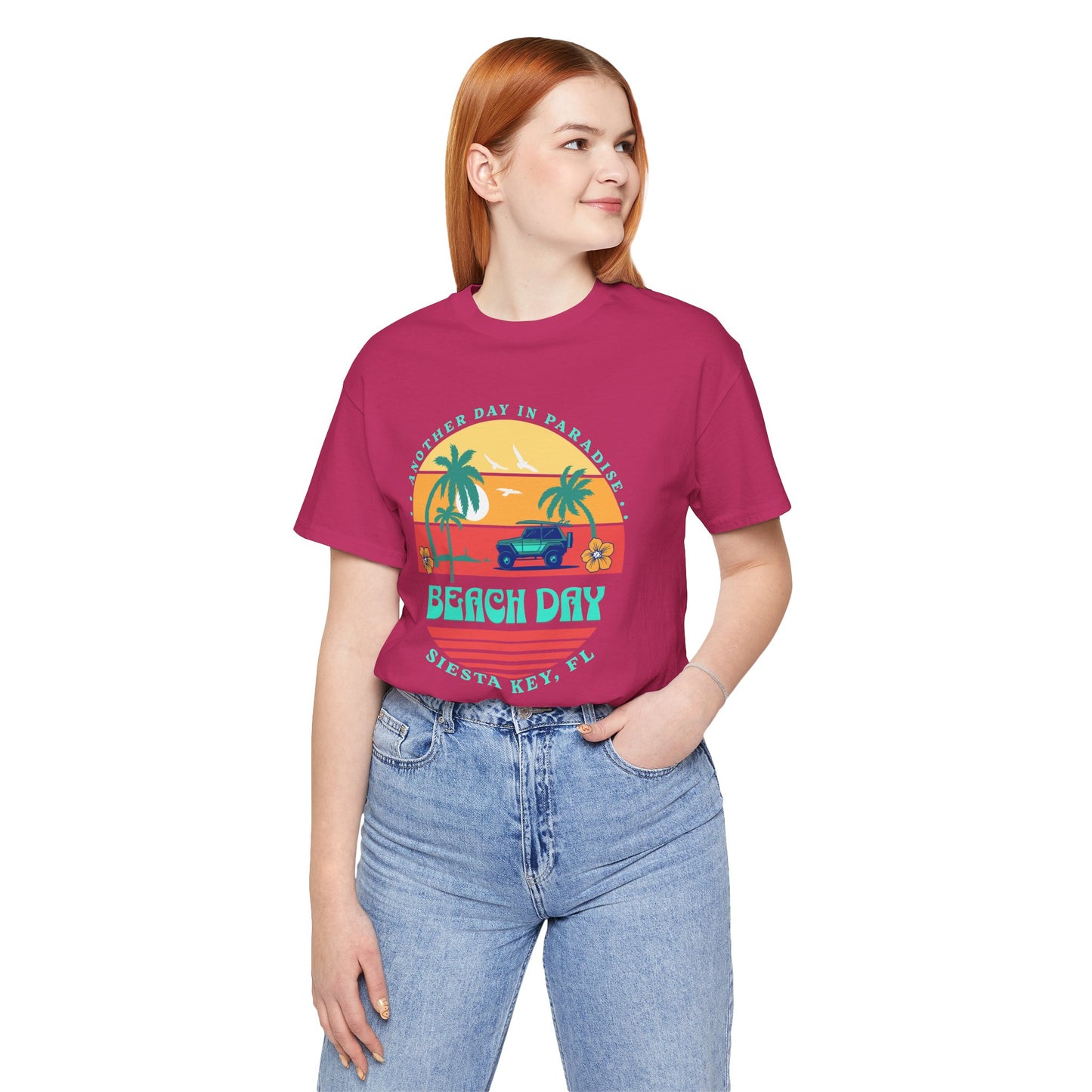 Beach Day in Paradise Unisex Short Sleeve T-Shirt