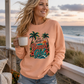 Always a Beach Girl Lightweight Crewneck Sweatshirt