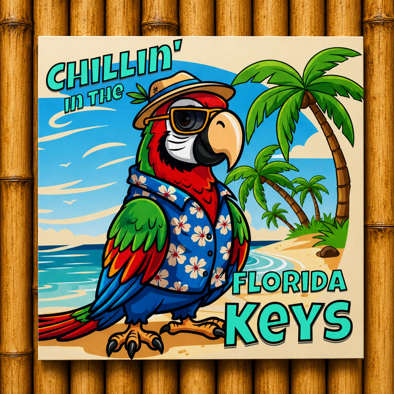 Chillin' in the Florida Keys Aluminum Wall Print