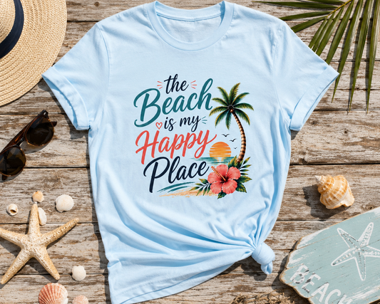 Beach Is My Happy Place T-Shirt
