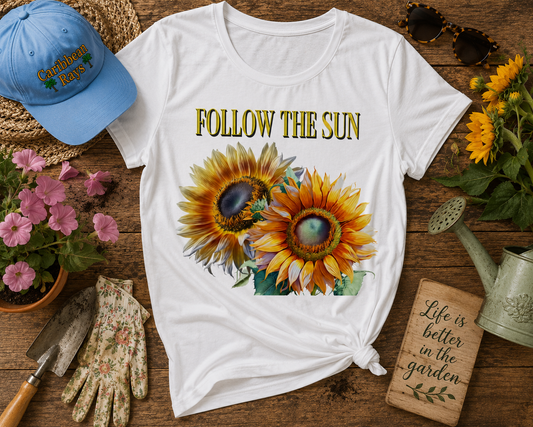 Follow the Sun Women's Midweight Cotton Tee