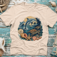 Ocean Life Tee — Vintage Dolphin & Seashell Beach Shirt