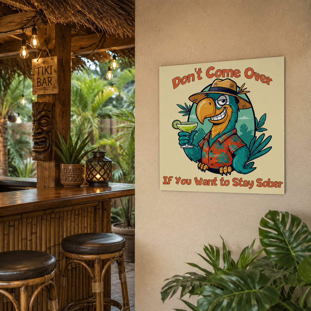 If You Want to Stay Sober Aluminum Wall Print