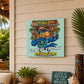 Gettin' Freaky at the Tiki Aluminum Wall  Print