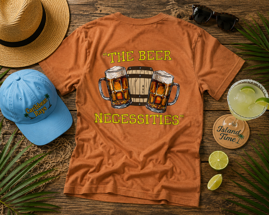 Resort Collection The Beer Necessities Unisex Garment-Dyed T-shirt