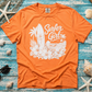 Surfer Girl Graphic Tee — Vintage Beach Surf T‑Shirt
