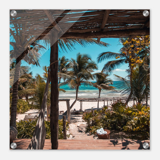 Island Living Acrylic Wall Print at Caribbean Rays